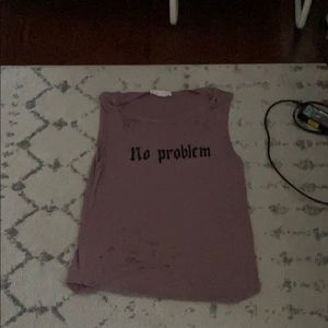 Distressed no problem tank